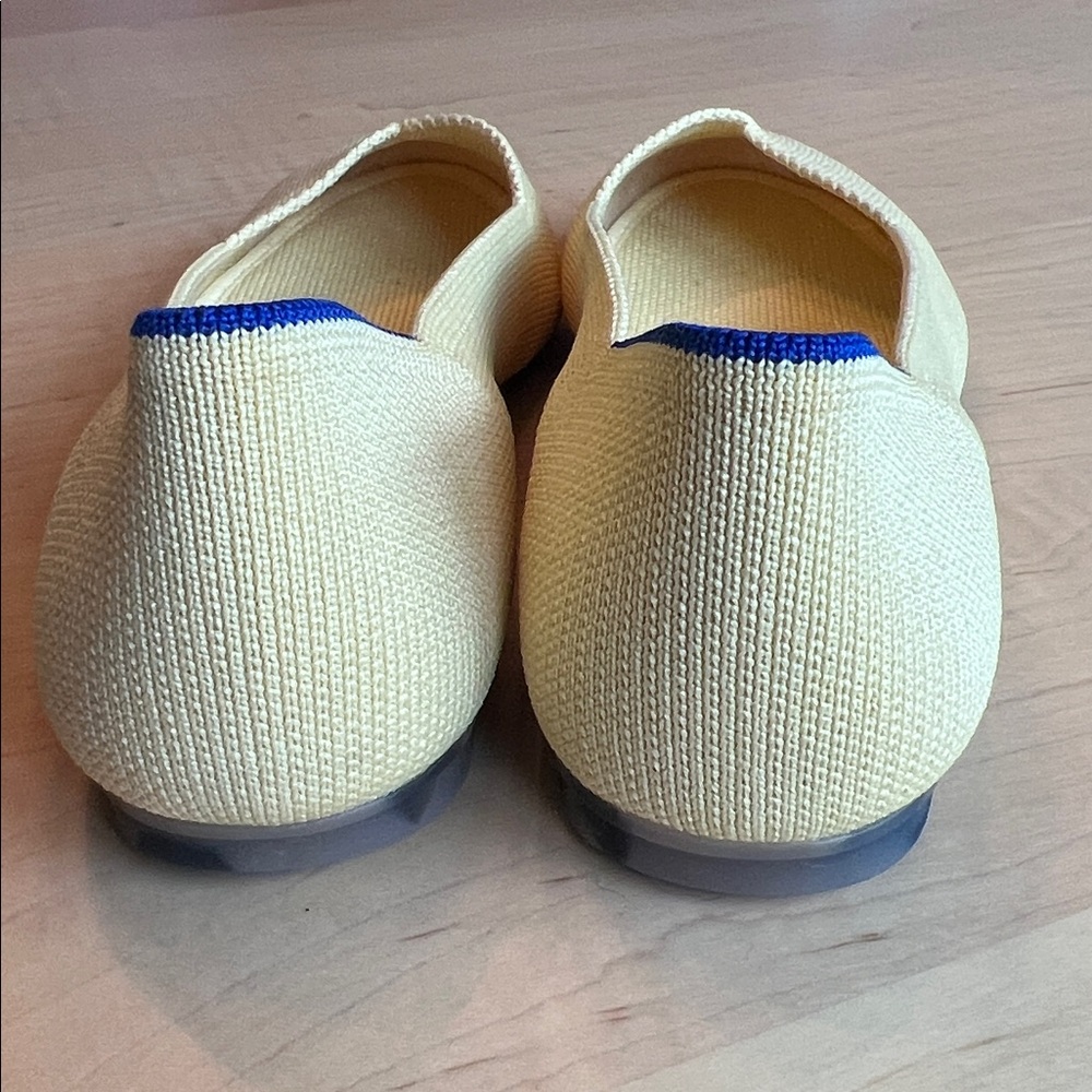 🆕 ROTHY’S The Flat Shoe Butter Yellow Color - Picture 4 of 7